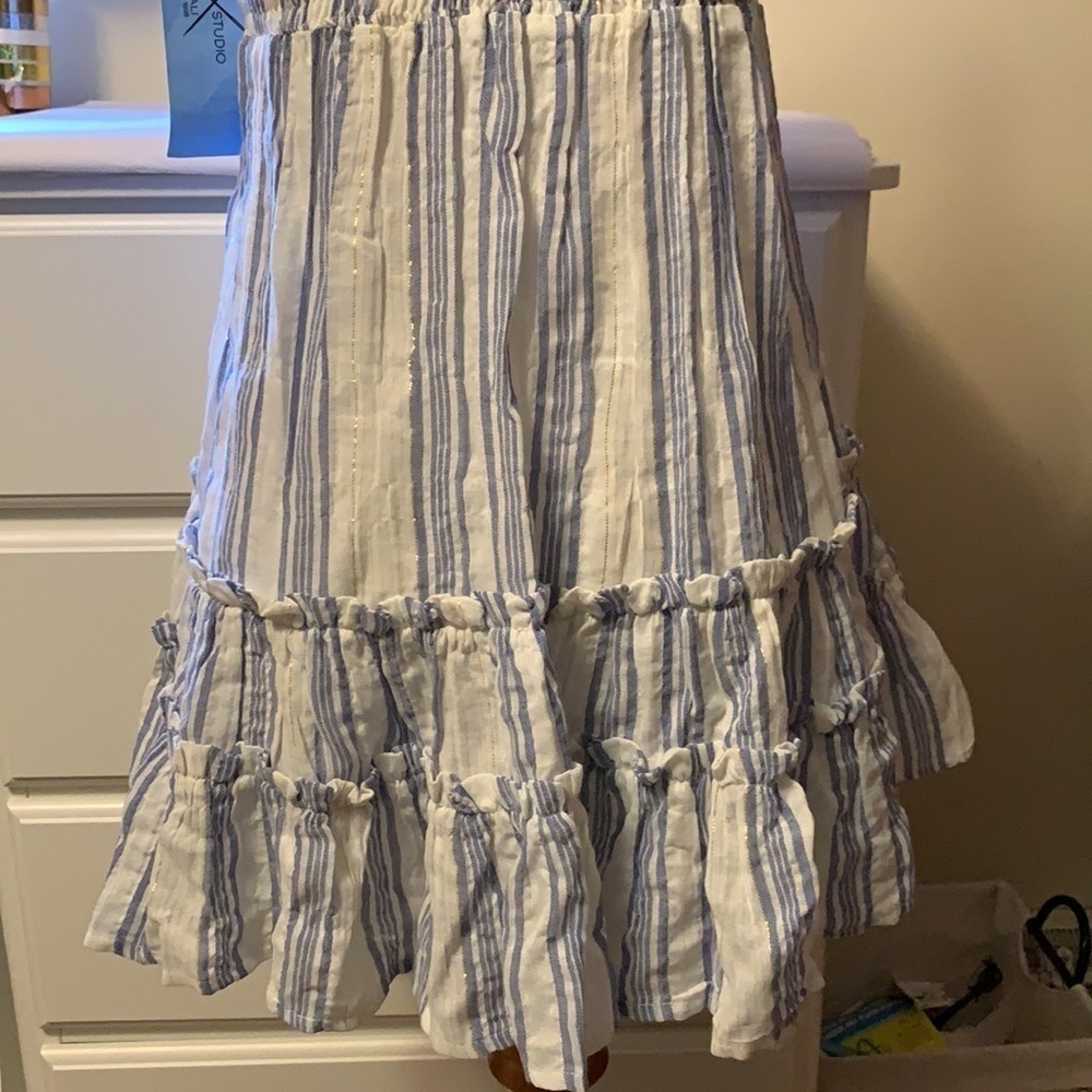 Trend Studio Blue And White Sundress, Elastic Body — image 5 of 8